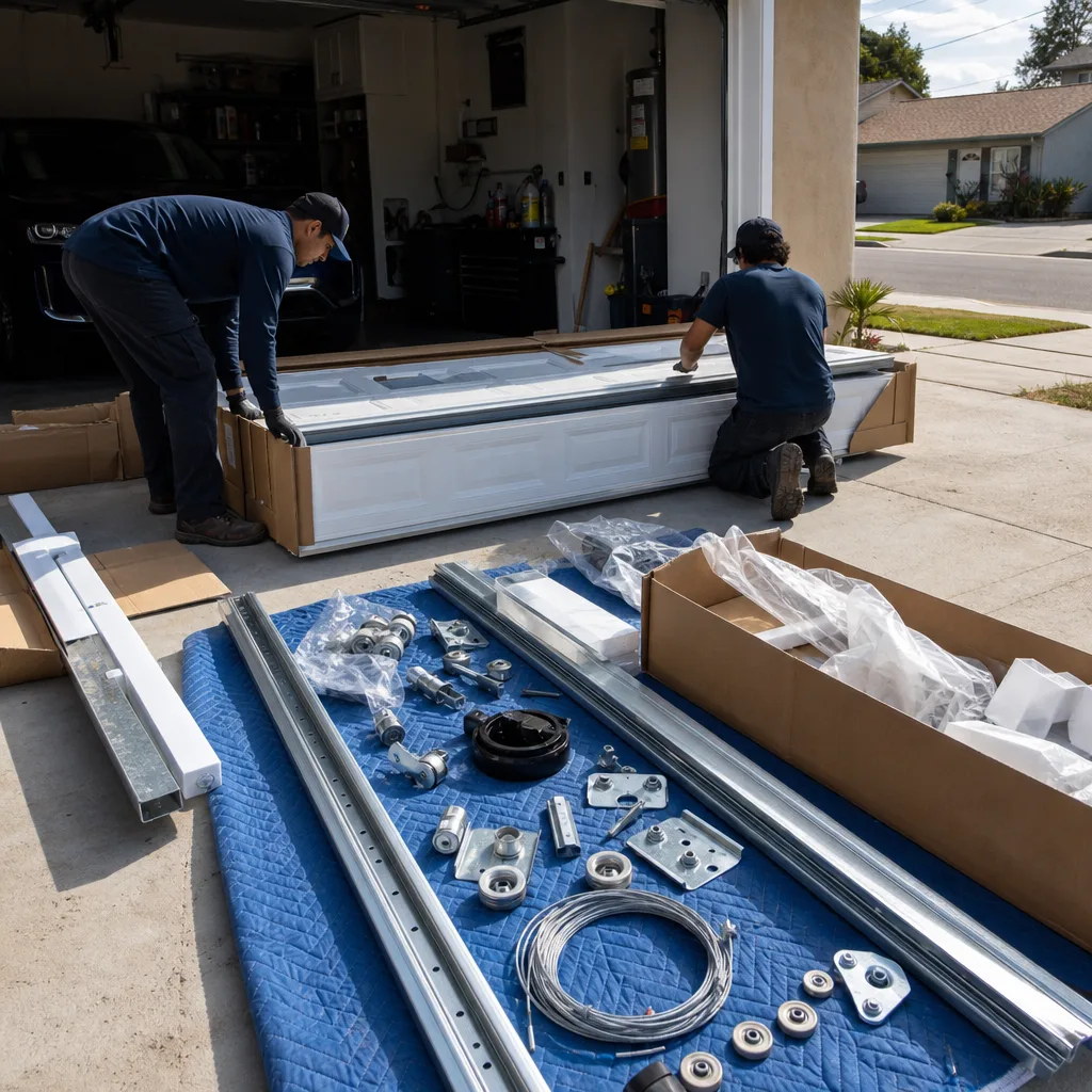Garage Door Spring Repair in Bell